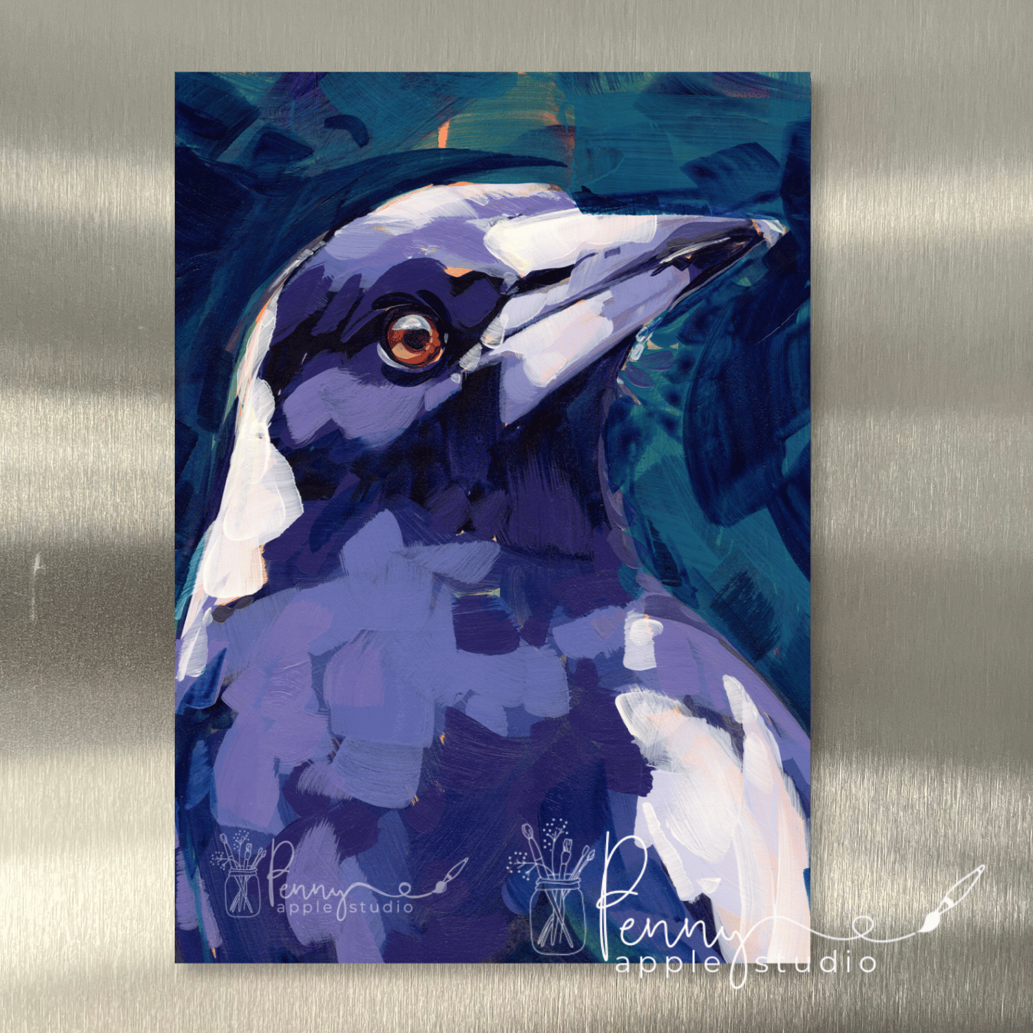 (1) Australian Bird Fridge Magnet – Expressive Mini Art