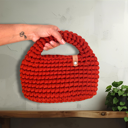 Mini Bag - Chunky T-shirt Yarn