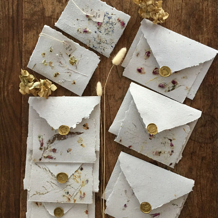 Plantable Seeded Handmade Paper Cards