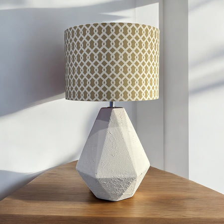 Rose Wave double side drum lampshade