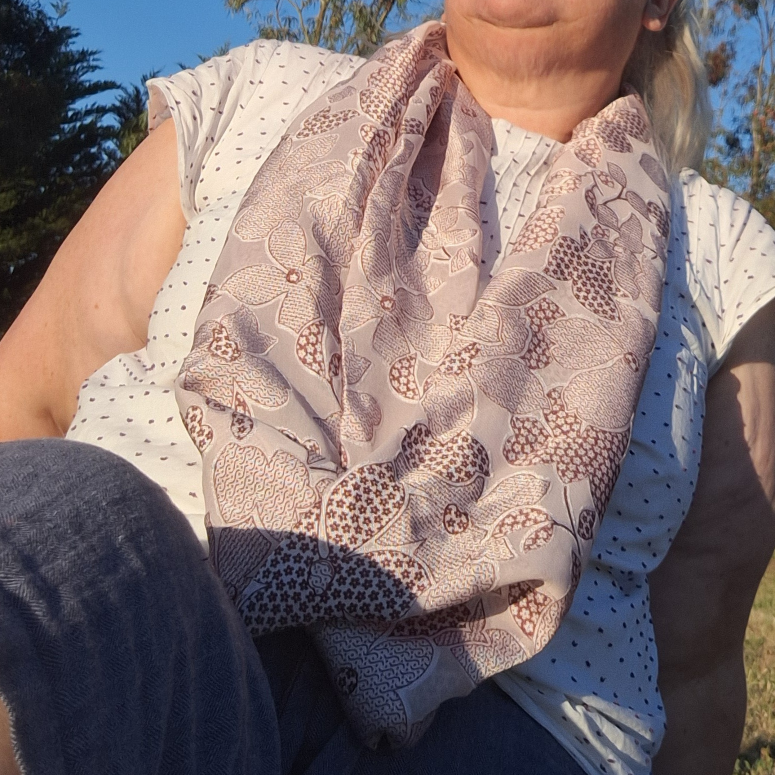 Summerweight Infinity Scarf - Handmade Bali Vibes