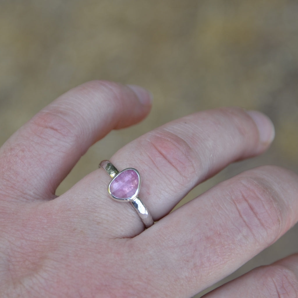 Tourmaline Choose-Your-Stone Silver Ring (Made To Order)