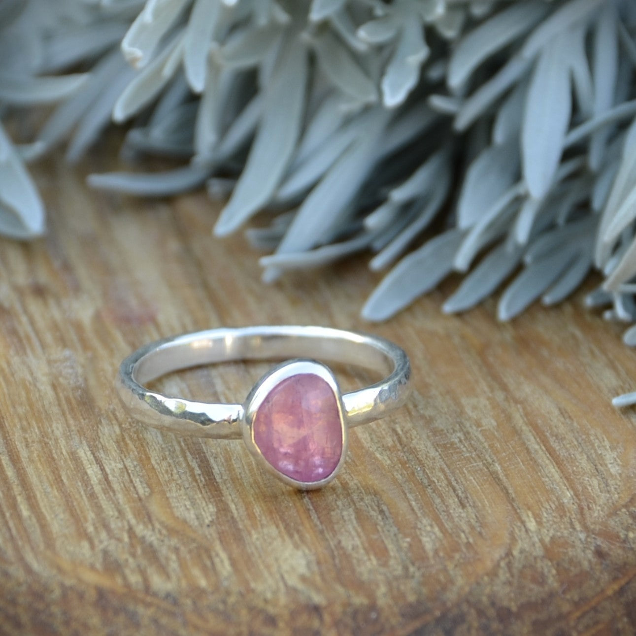 Tourmaline Choose-Your-Stone Silver Ring (Made To Order)