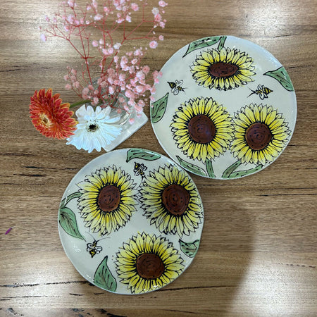 Sunflower Dinner Plates (Set of 2)