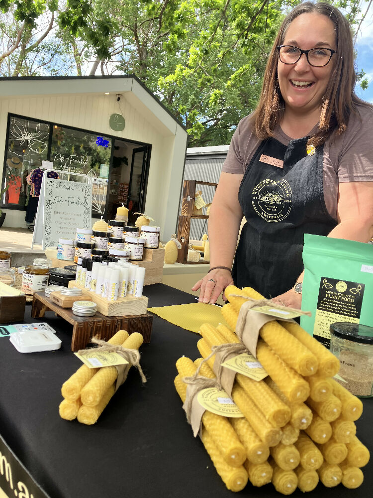 Kate rolling candles social pic