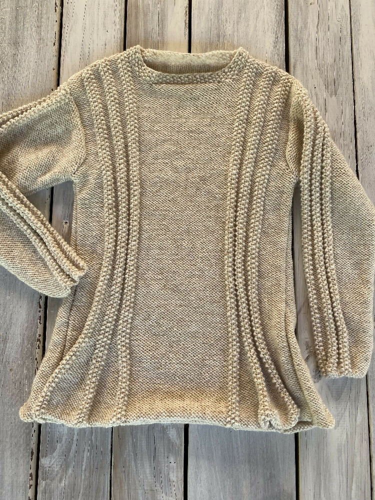 Child’s Knitted Jumper Ecru 6 to 7 years