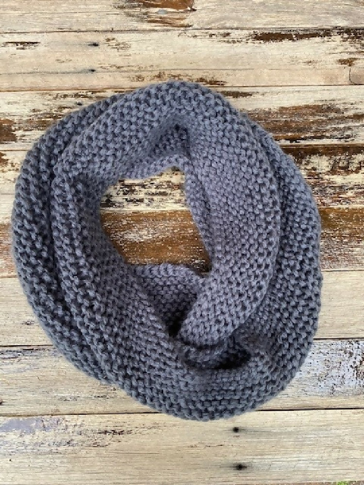 DOWNLOAD - Knitting Pattern Infinity Cowl Scarf Loopy Scarf