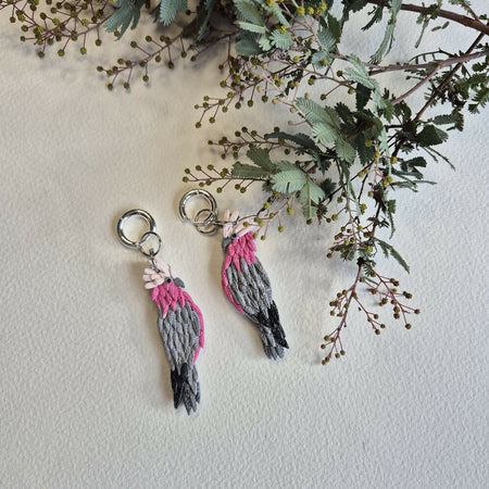 Gertie Galah Dangle Earrings