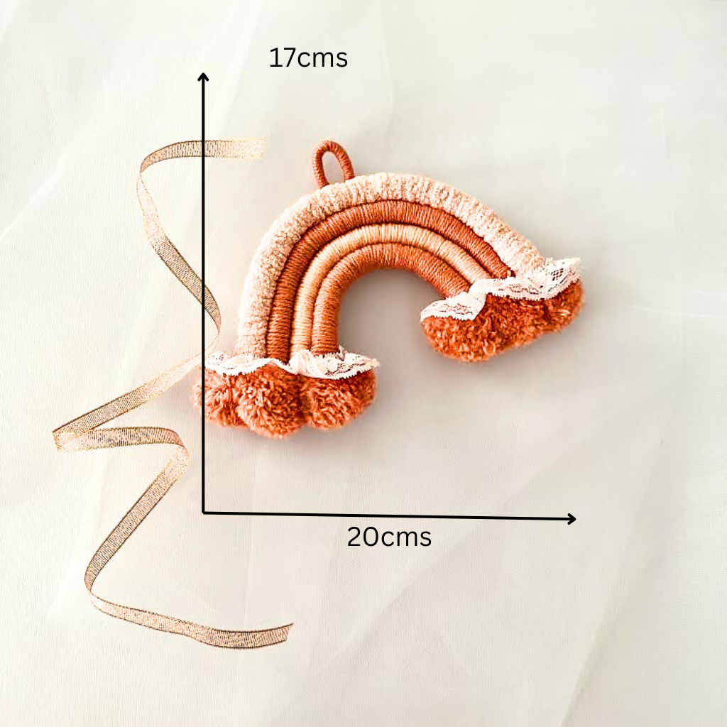 Flower Butterfly Macrame Wall Hanging, Wall Decor