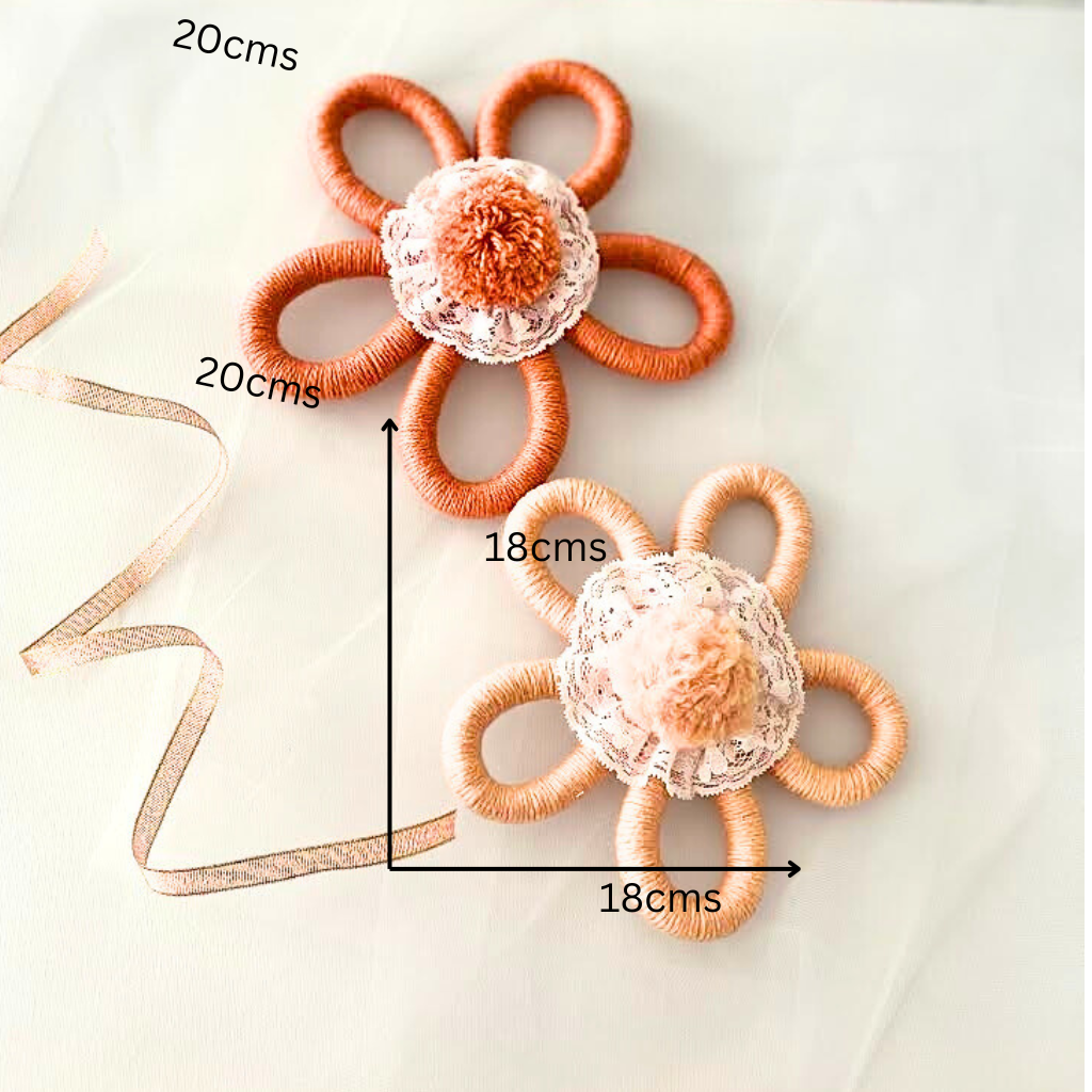 Flower Butterfly Macrame Wall Hanging, Wall Decor