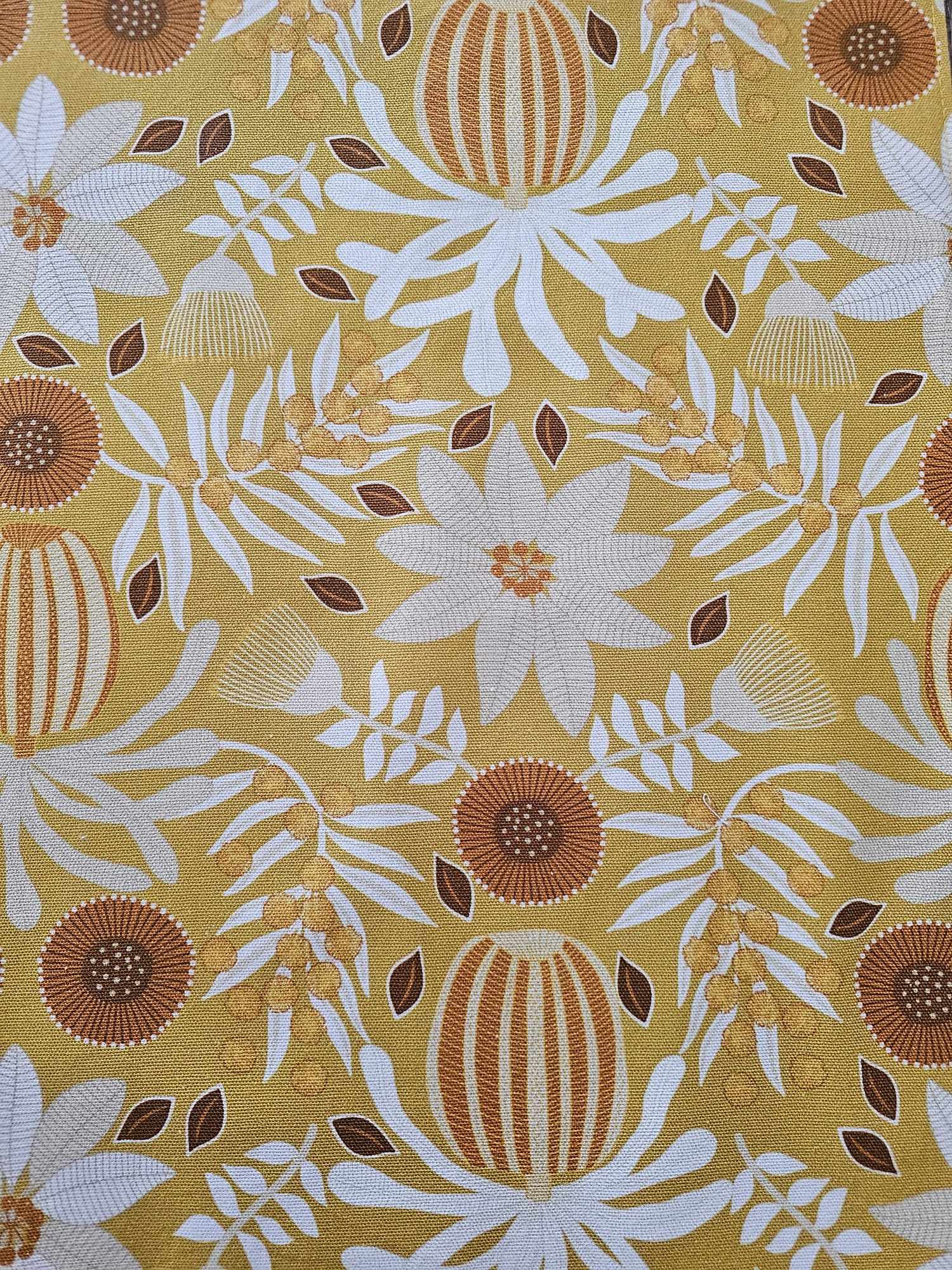 Mustard Wattle Table Runner