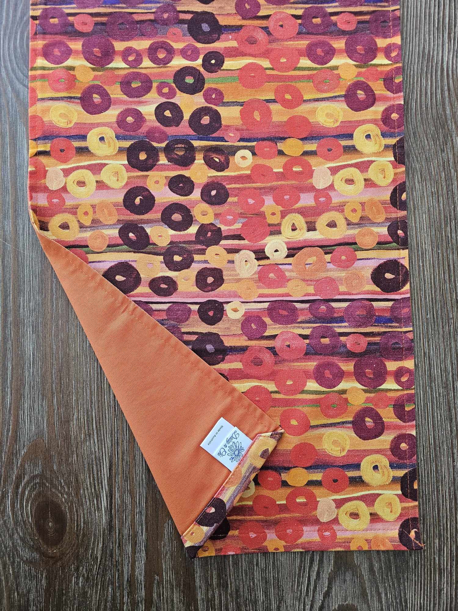 Indigenous Table Runner - My Country Circles