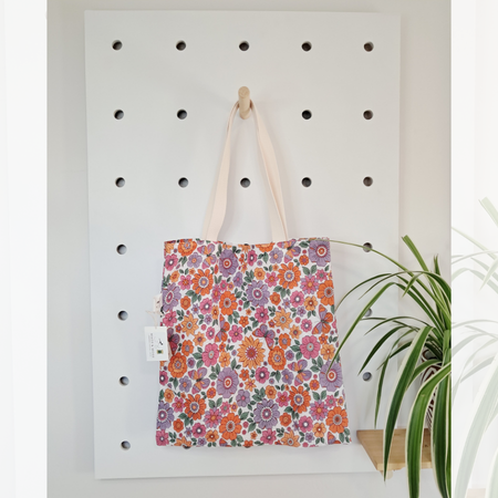 Kid's Library Bag - Butterflies & Flowers!