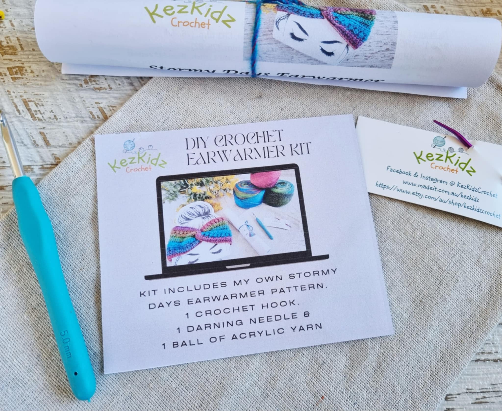 DIY Crochet Earwarmer Kit