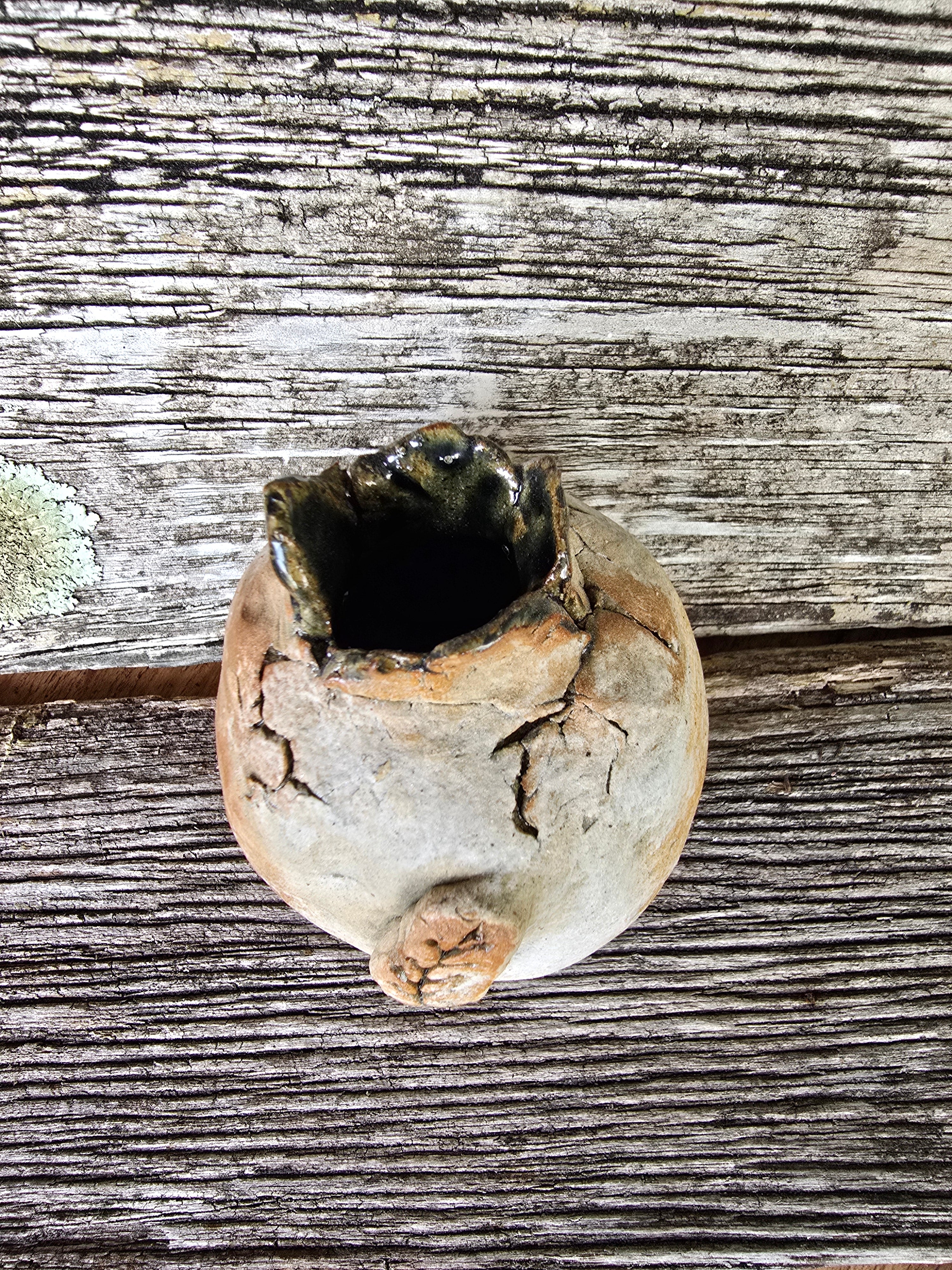 Rustic bud vase