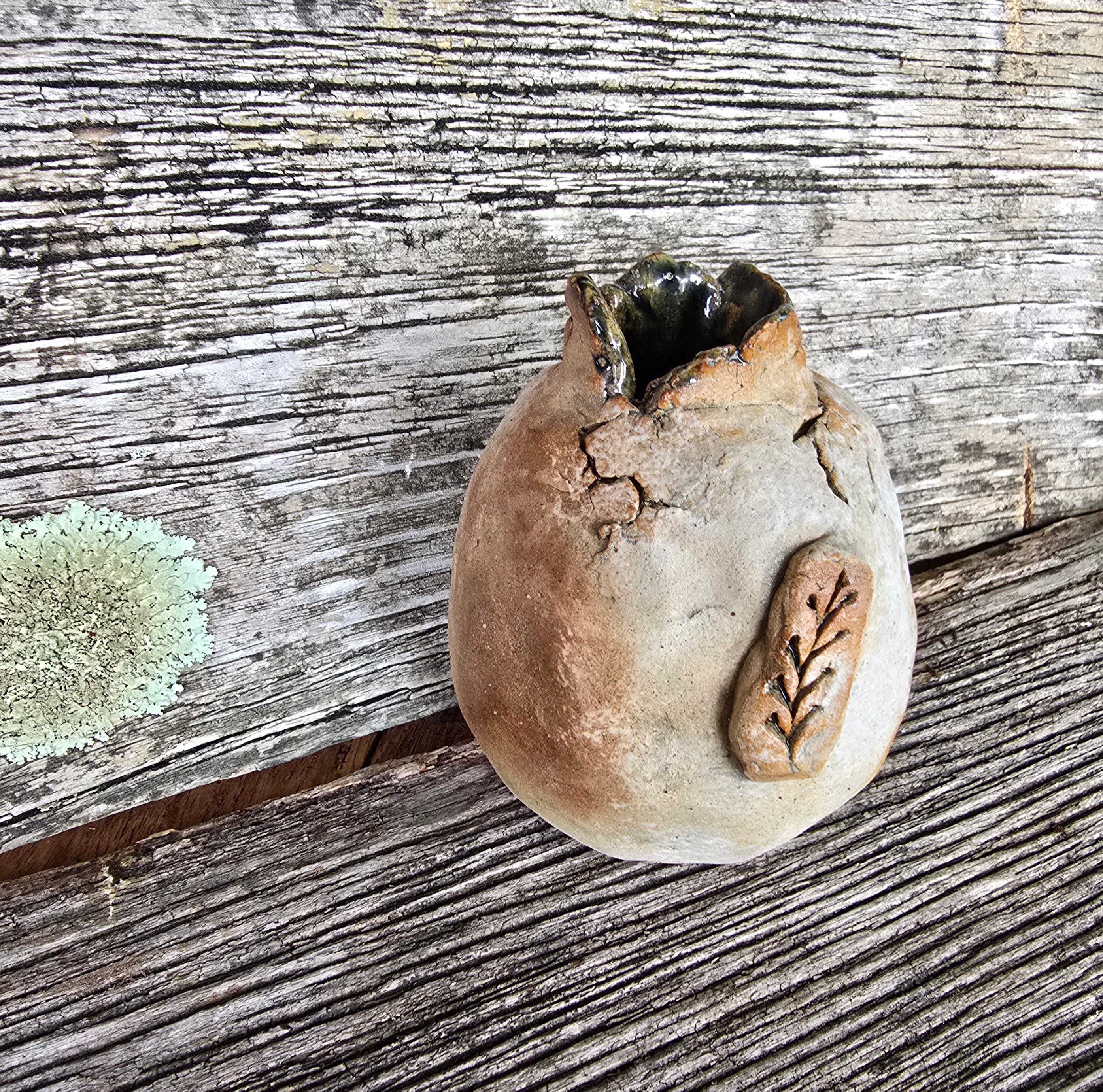 Rustic bud vase