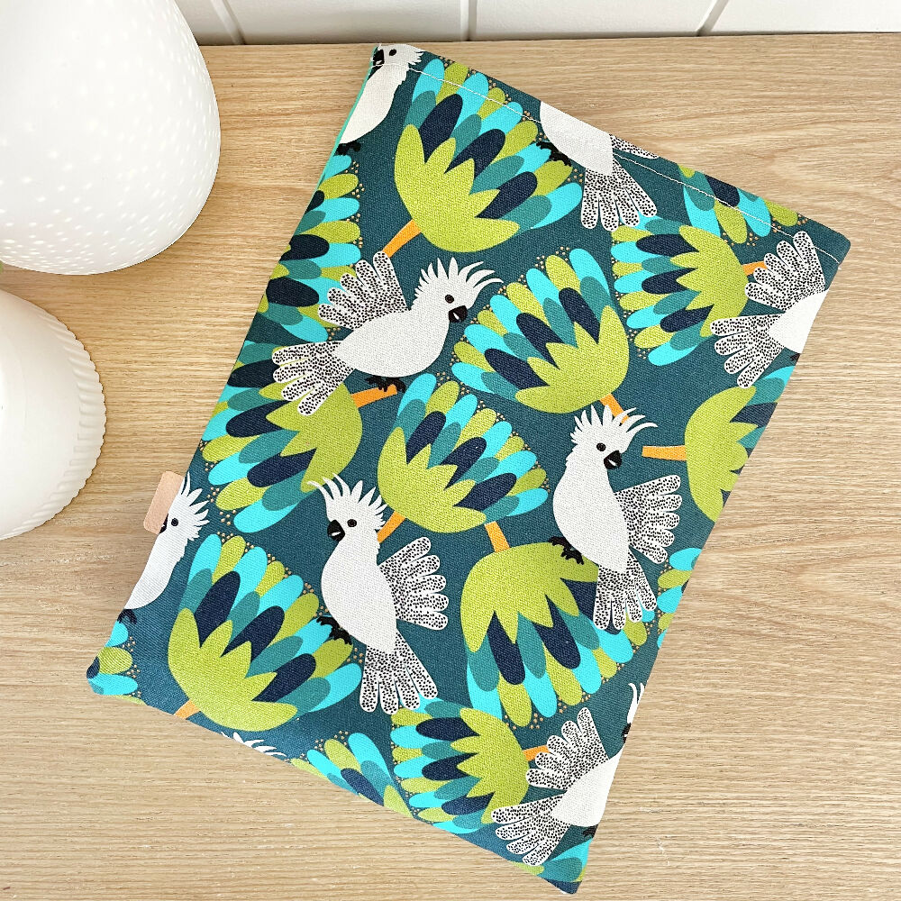 Book Sleeve~ Cockatoos
