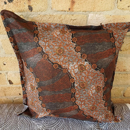 Indigenous Cushion Cover - Warlukurlangu