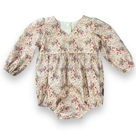 SIZE 0 Long Sleeve Cherry Blossom Tea Party Romper