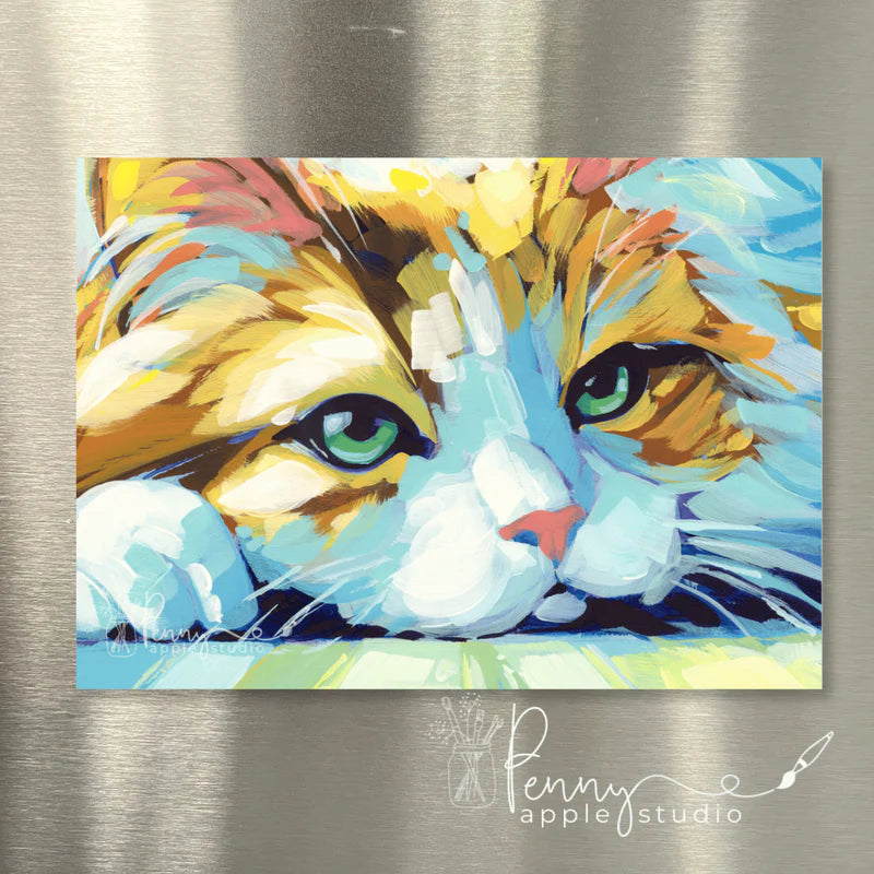 (1) Kitty Cat Fridge Magnet – Choose your favourite!