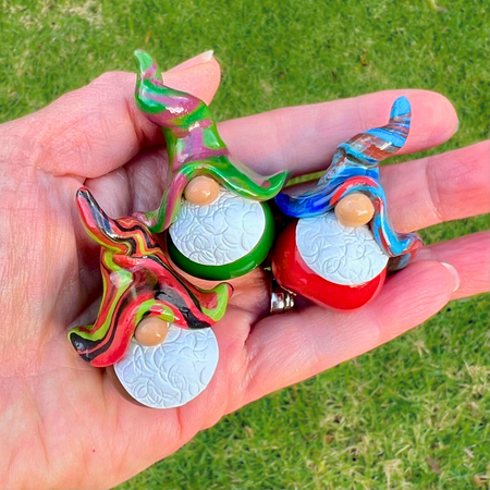 Whimsical gnome trio - Jorian, Gelato & Davin