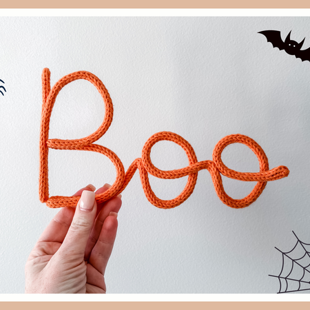 Boo sign Halloween