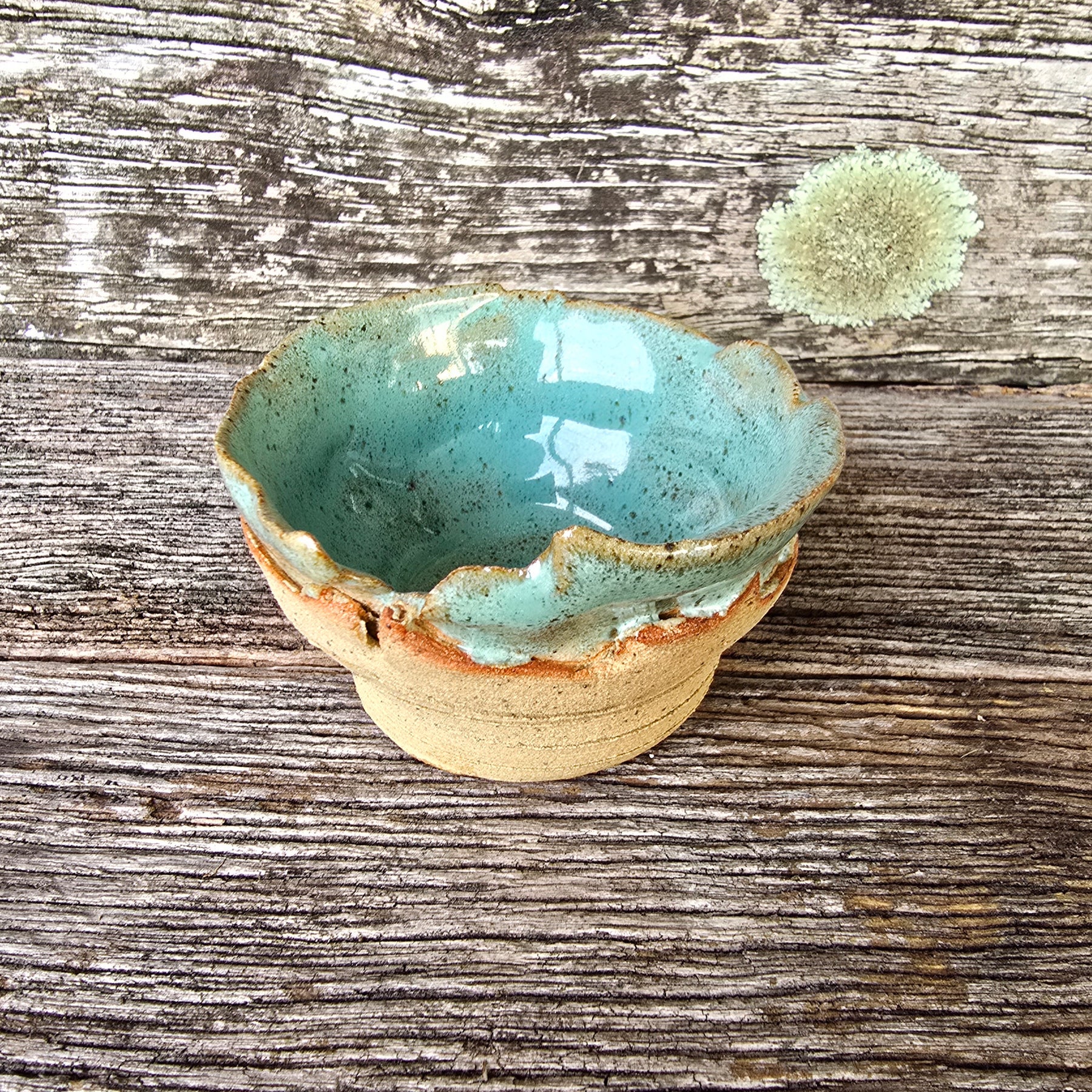 Sand and sea. Turquoise small bowl