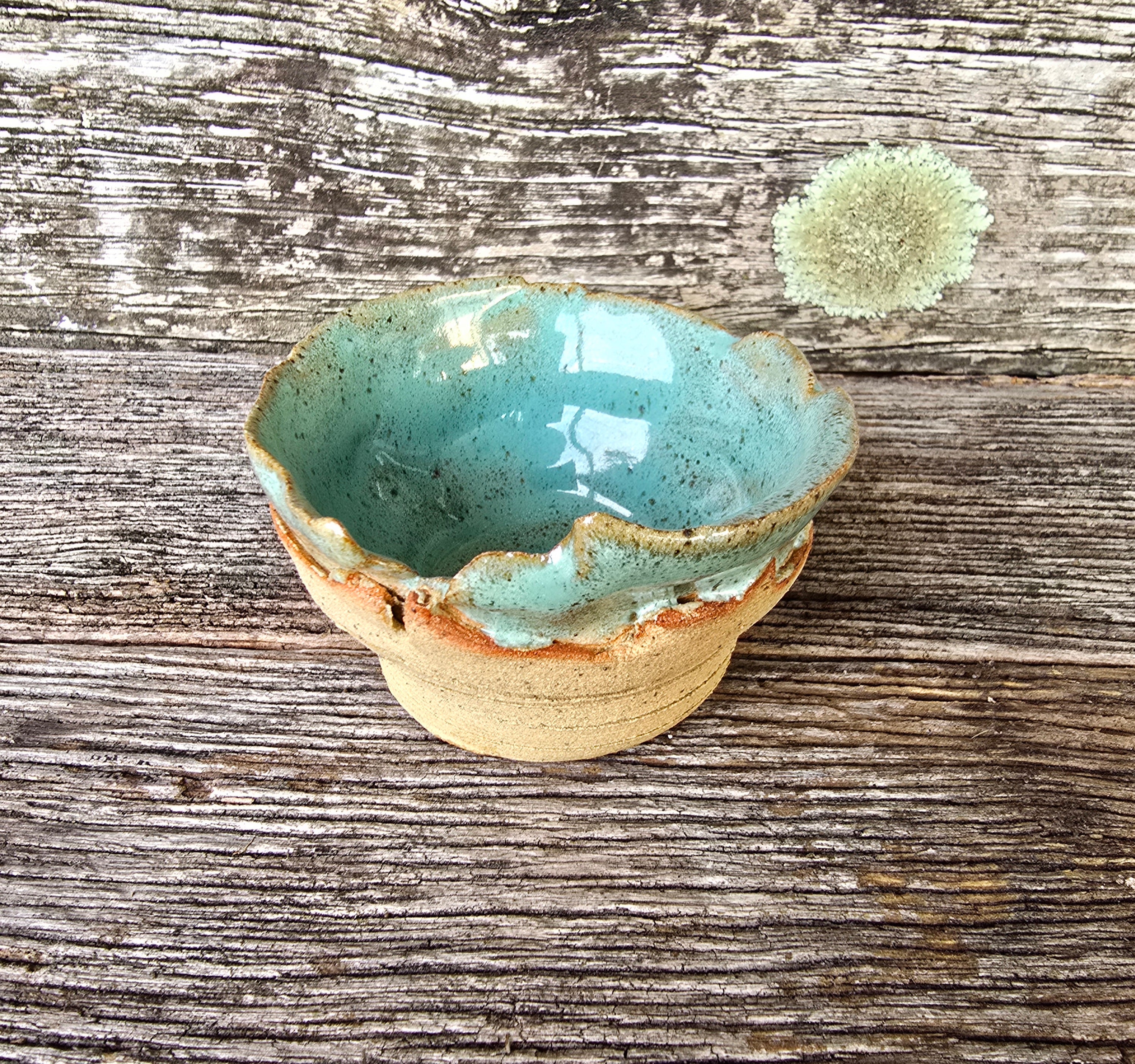 Sand and sea. Turquoise small bowl