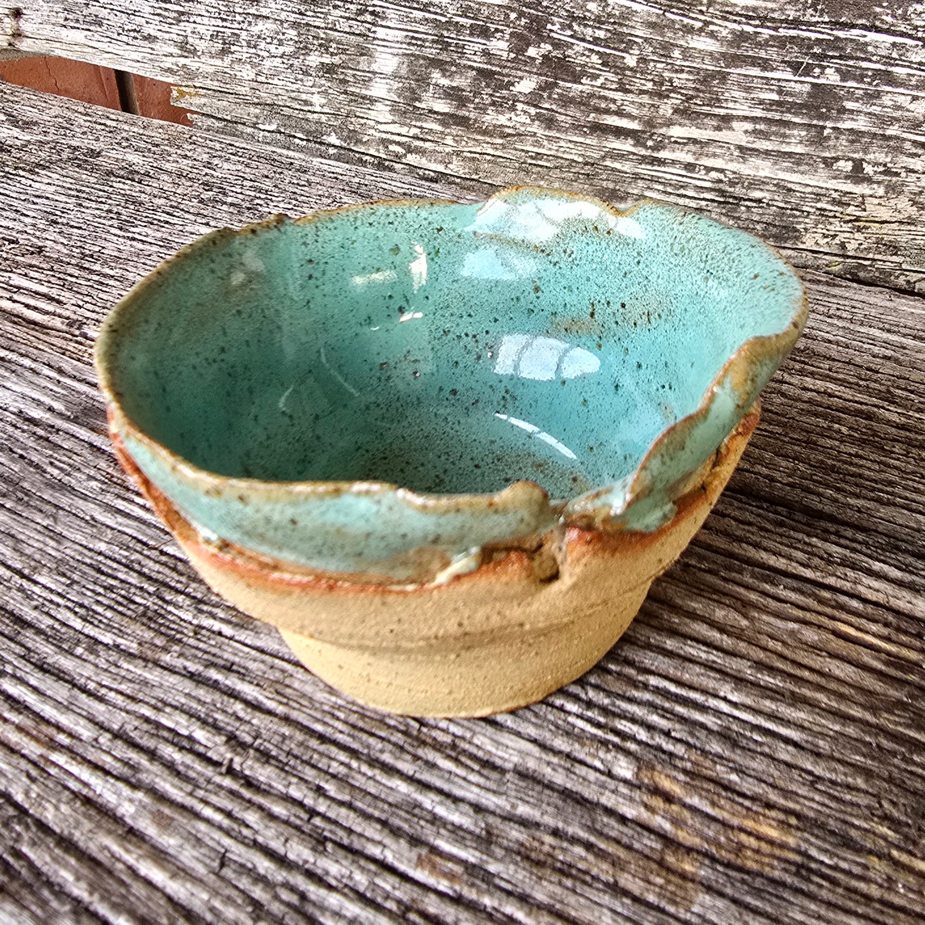 Sand and sea. Turquoise small bowl