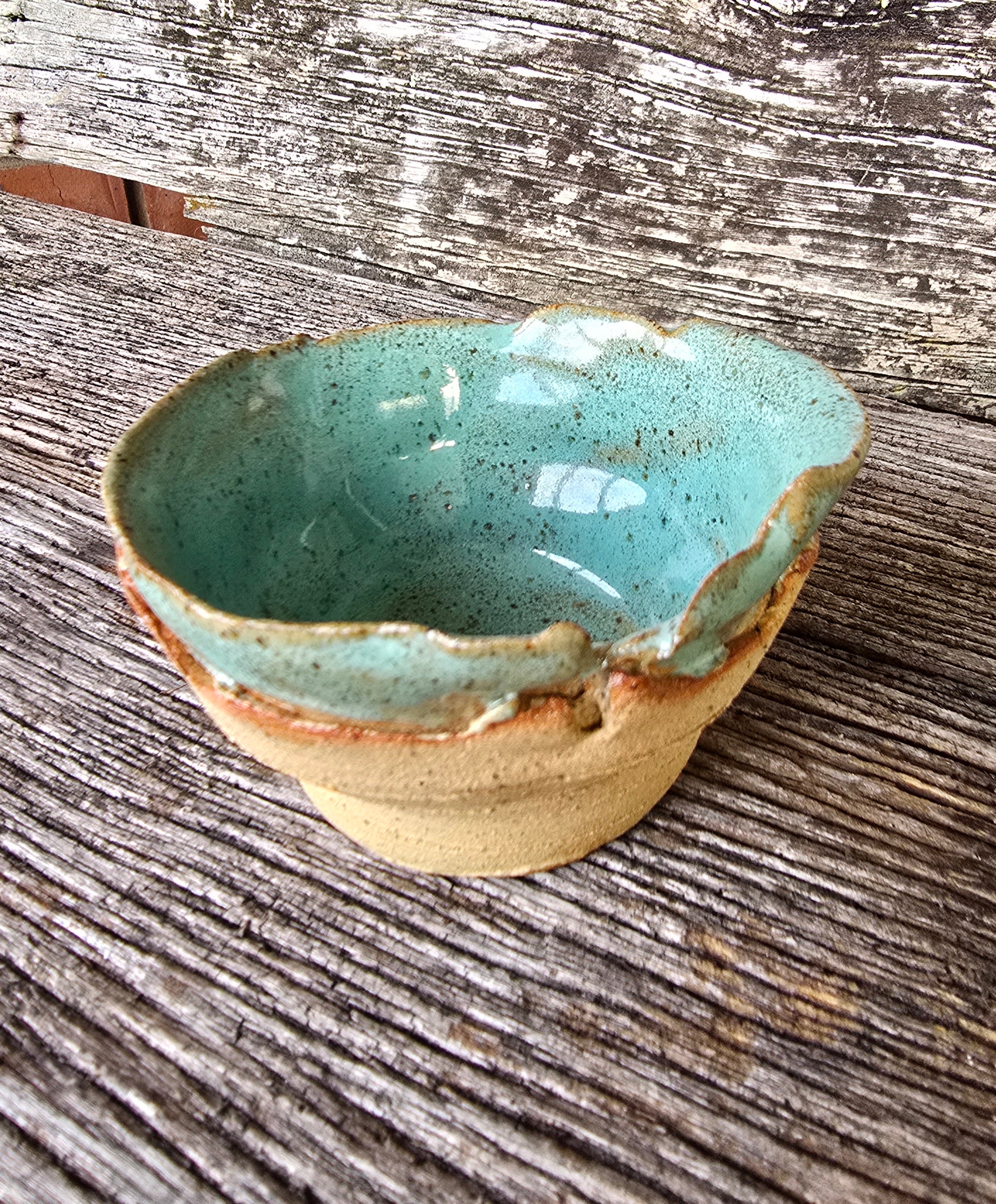 Sand and sea. Turquoise small bowl