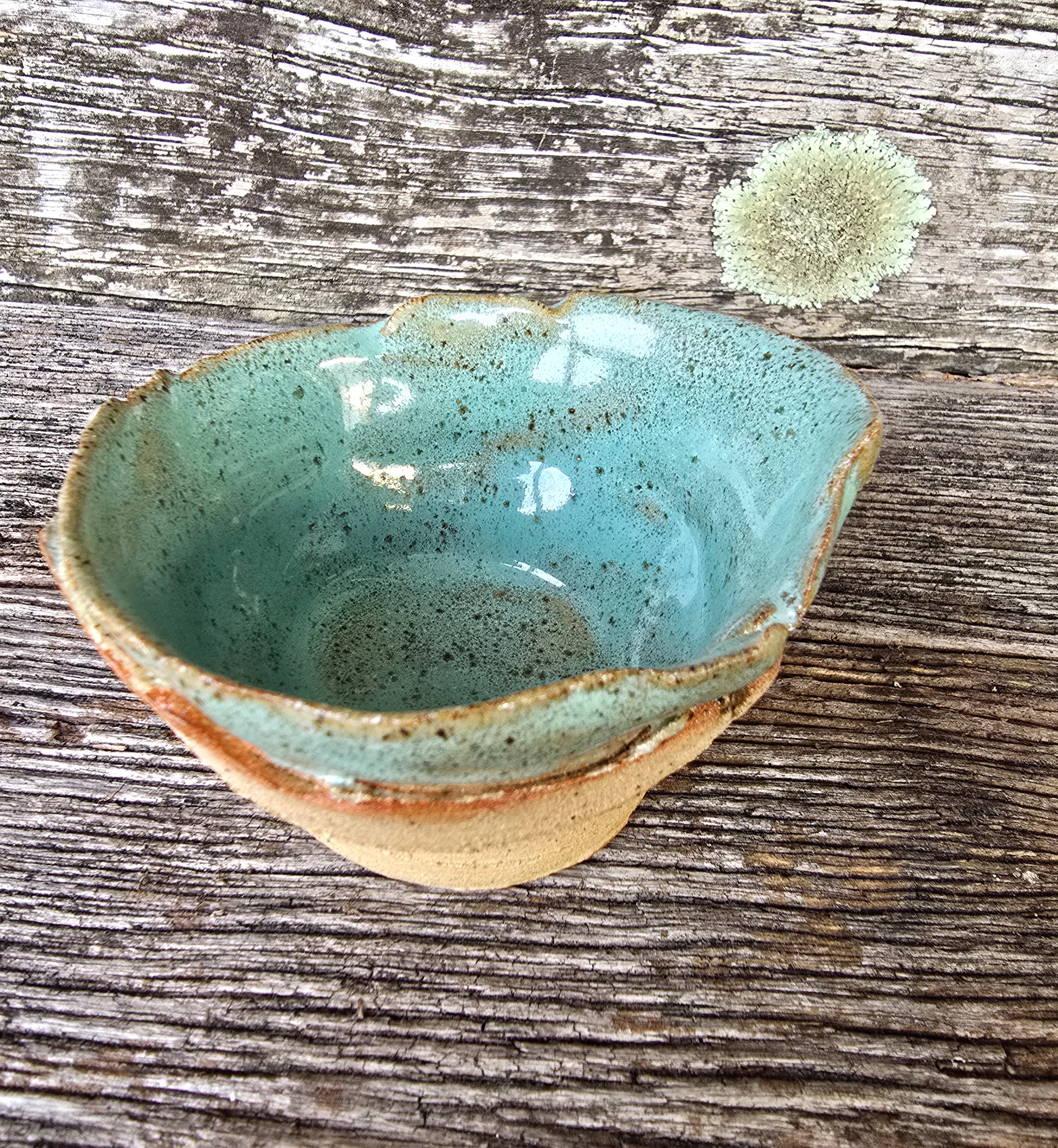 Sand and sea. Turquoise small bowl