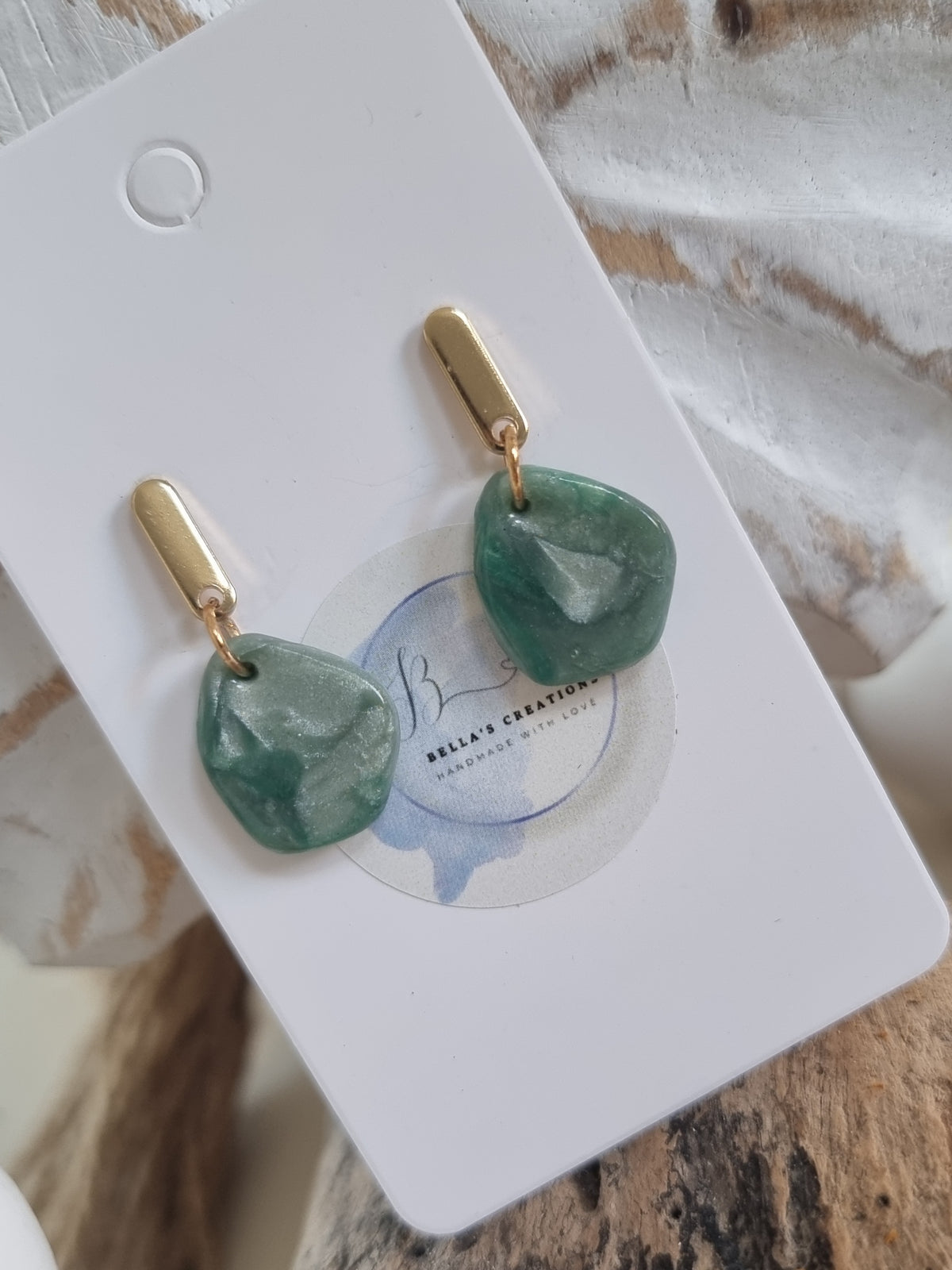 Emerald Mist Small Dangle
