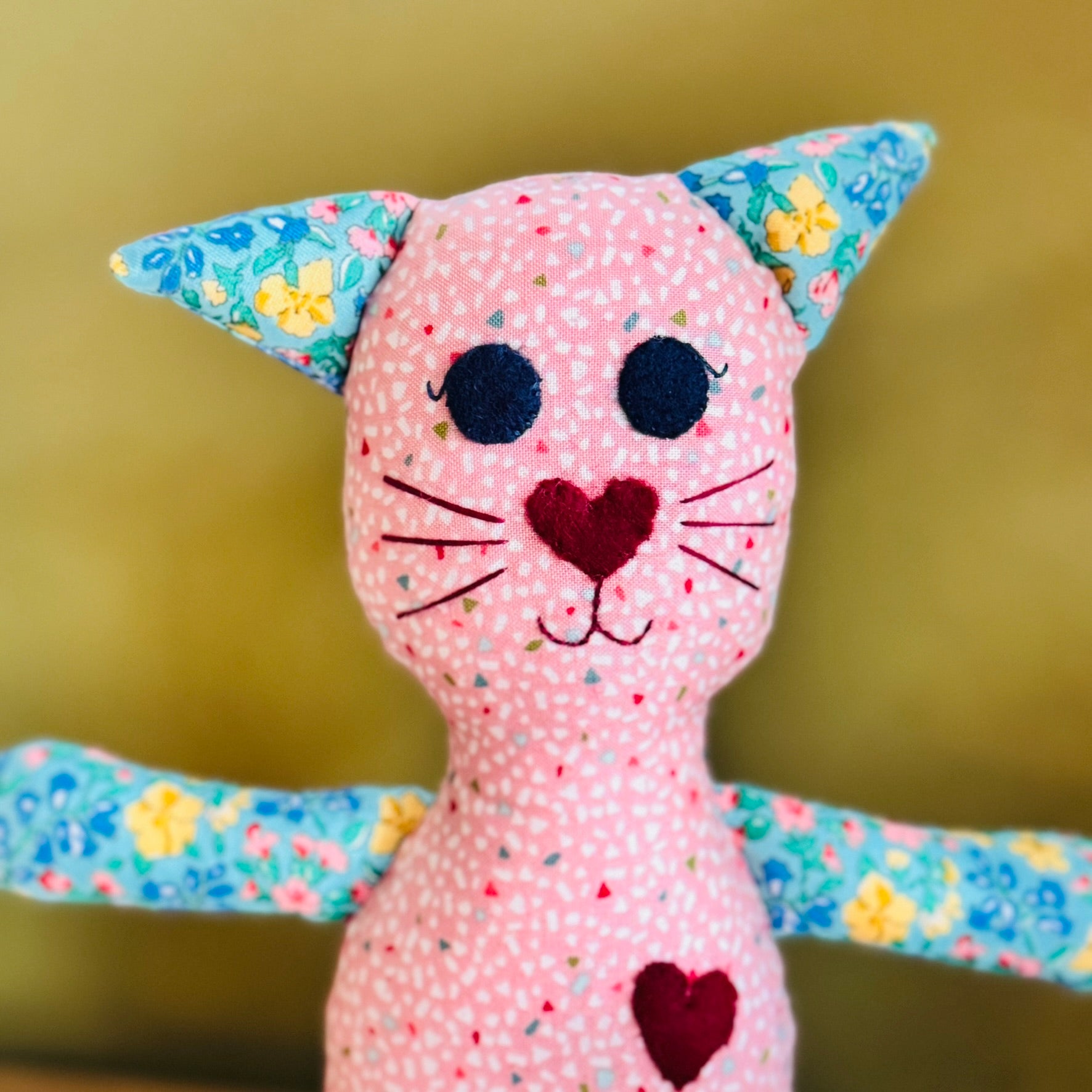 Nixie - the handmade cat - soft toy