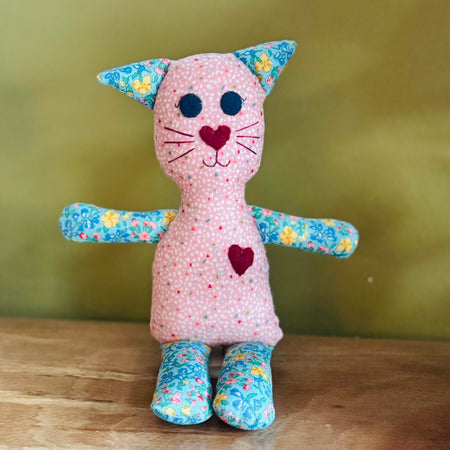 Nixie - the handmade cat - soft toy