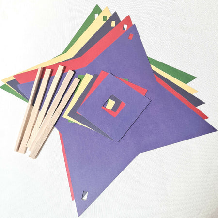 Pyramid Boxes Cut Ready for Assembly