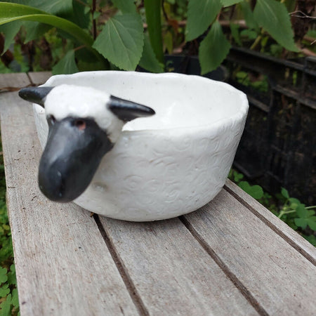 Sheep yarn bowl