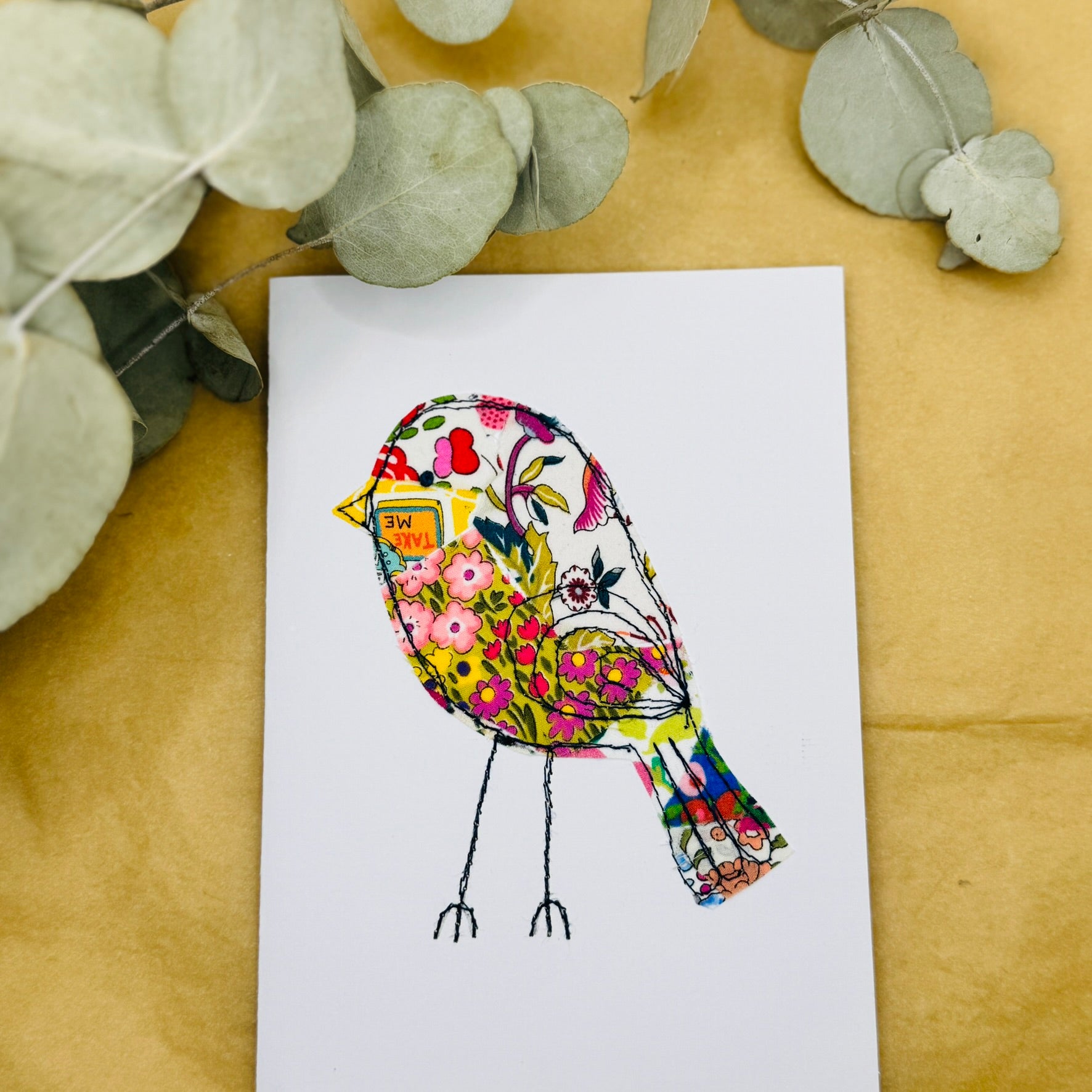 Upcycled handmade animal cards