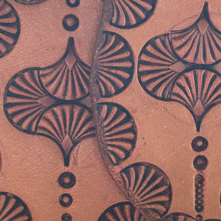 Leather Mandala Earrings