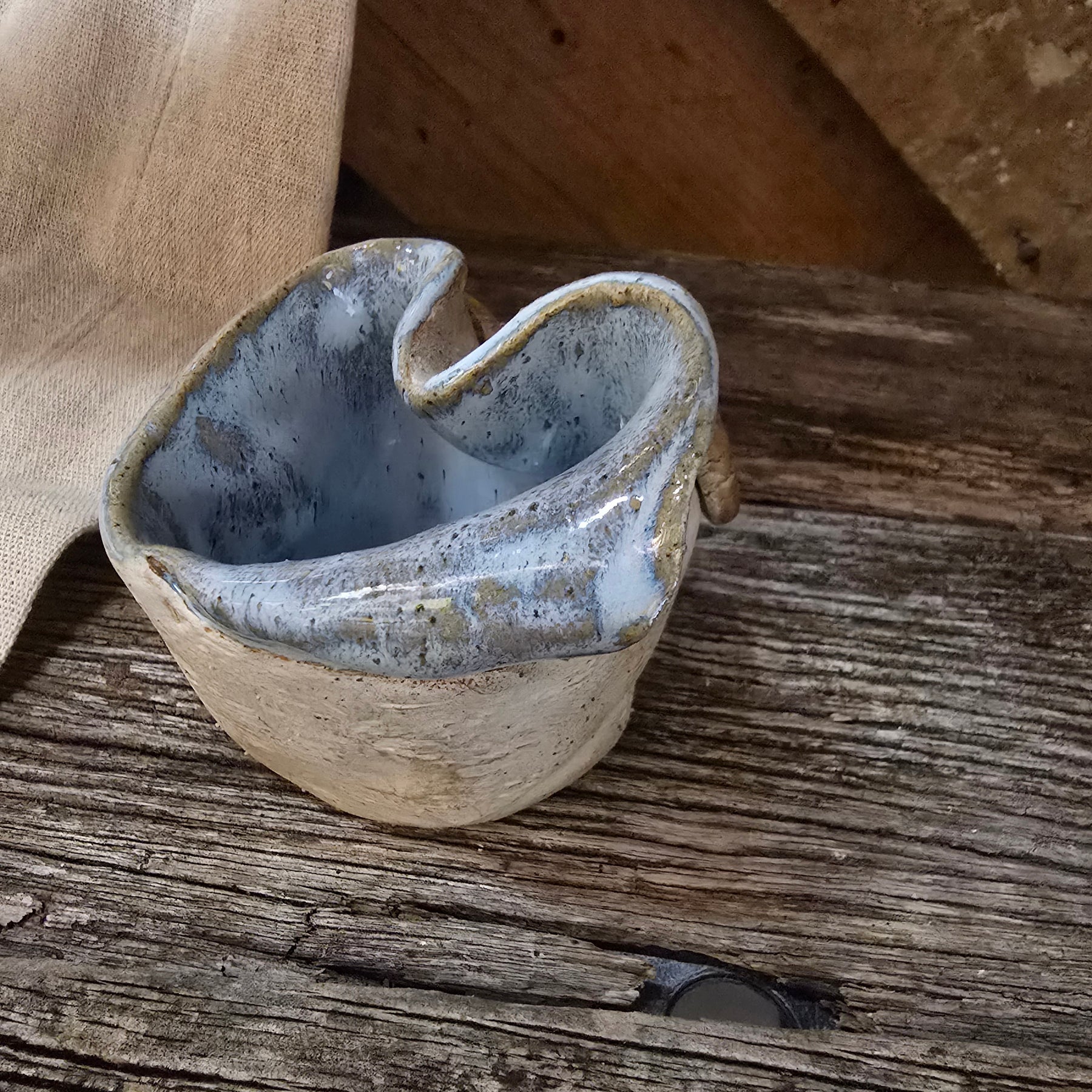 Unique folded vase