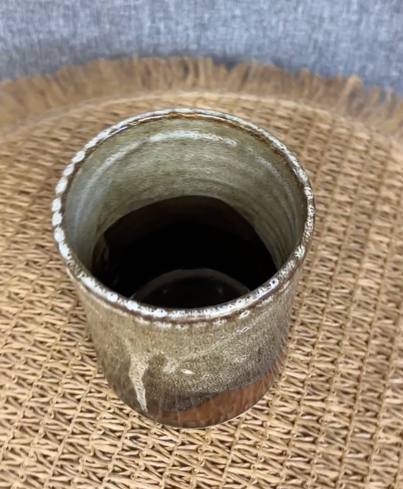 Rustic Earth Tumbler – Handmade Ceramic - Mallee Collection