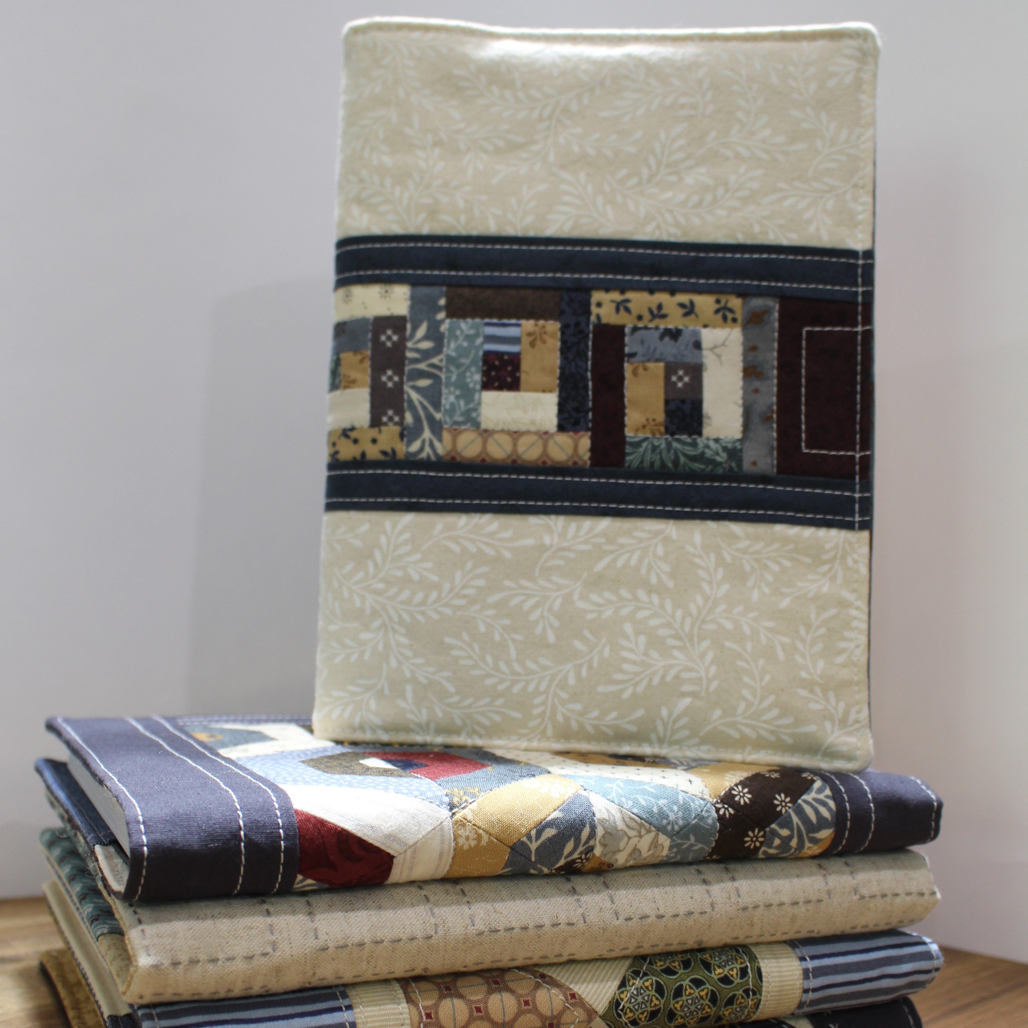 PDF Sewing Pattern Patchwork Quilted A5 Notebook Cover