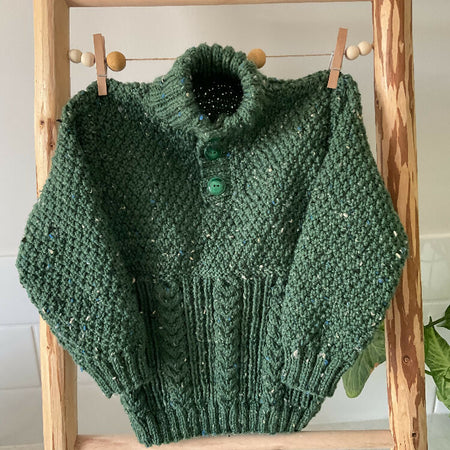 Jumper, Green, Size 2-3years