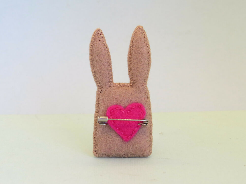 Rabbit Brooch _ Bunny Pin _ 13