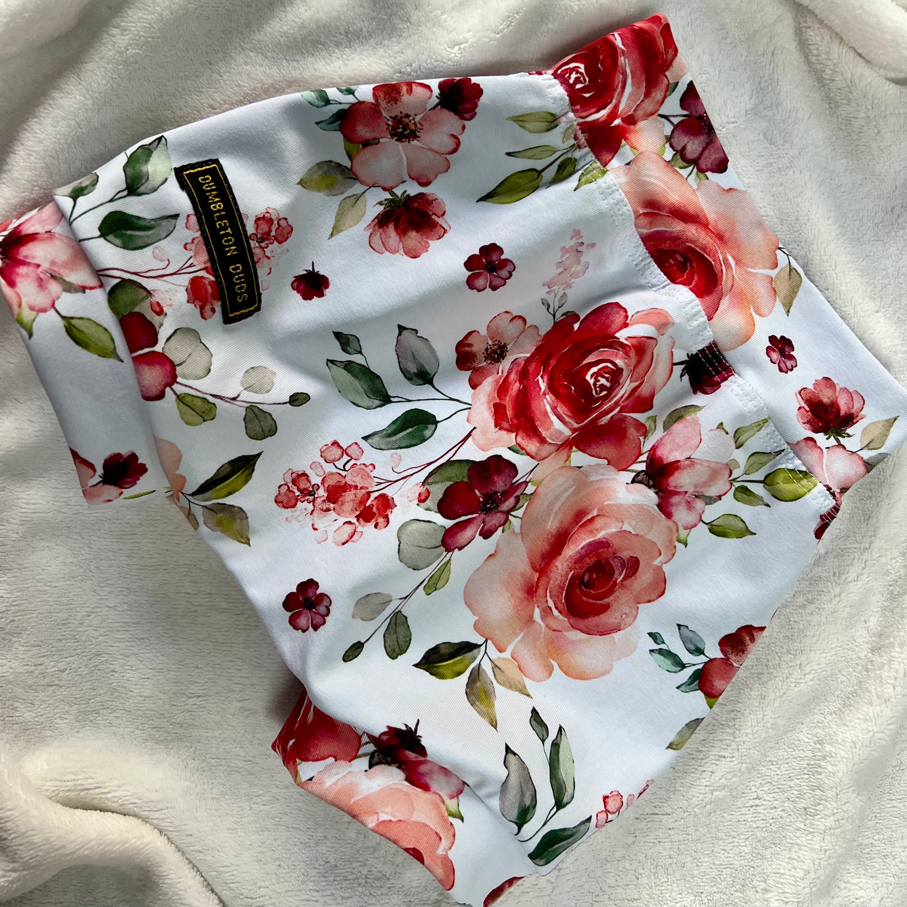 Roses | Sizes 000, 00, 0, 1 | Handmade Baby Pants by Dumbleton Duds | FREE Postage $50+