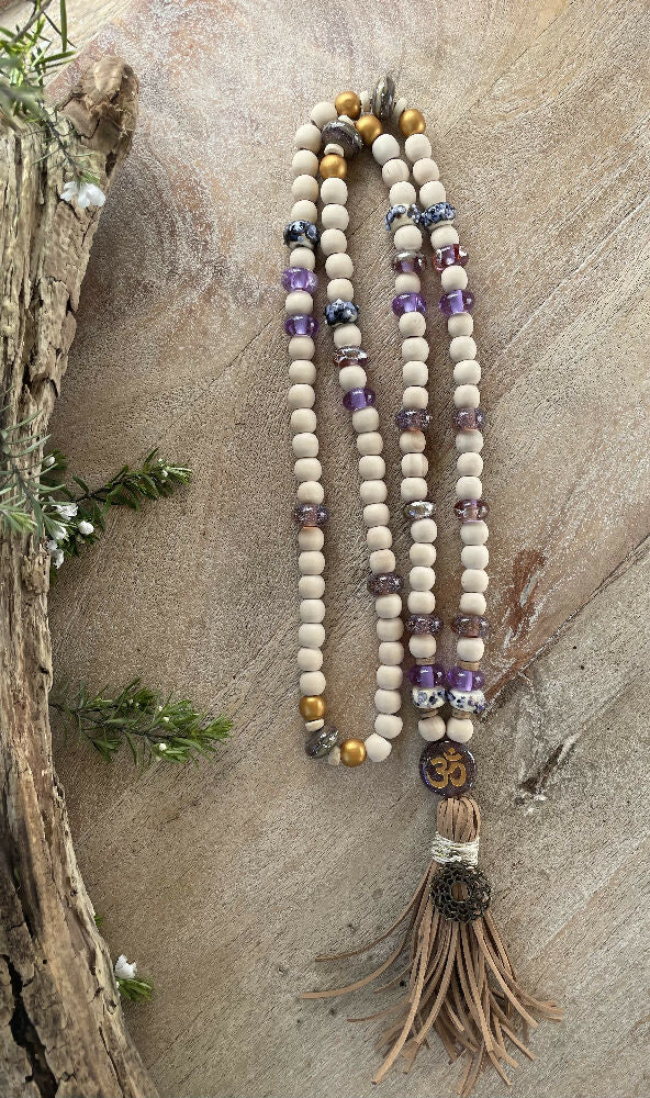 Mala Beads - Crown Chakra