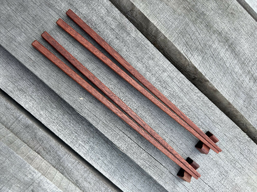 Handmade Chopsticks set of 2 pairs | Choice of Timbers