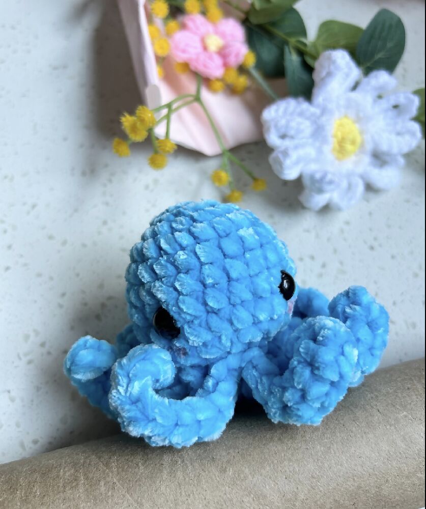 Crochet octopus plushie