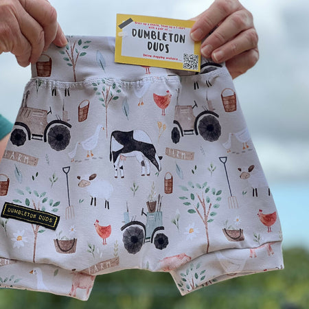 The Farm - Handmade Baby Pants by Dumbleton Duds | Sizes New Born, 000, 00, 0, 1, 2