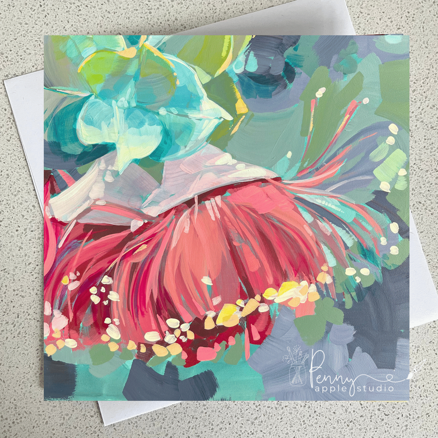 (7) Australian Gumflower Greeting Card Set – Expressive Art