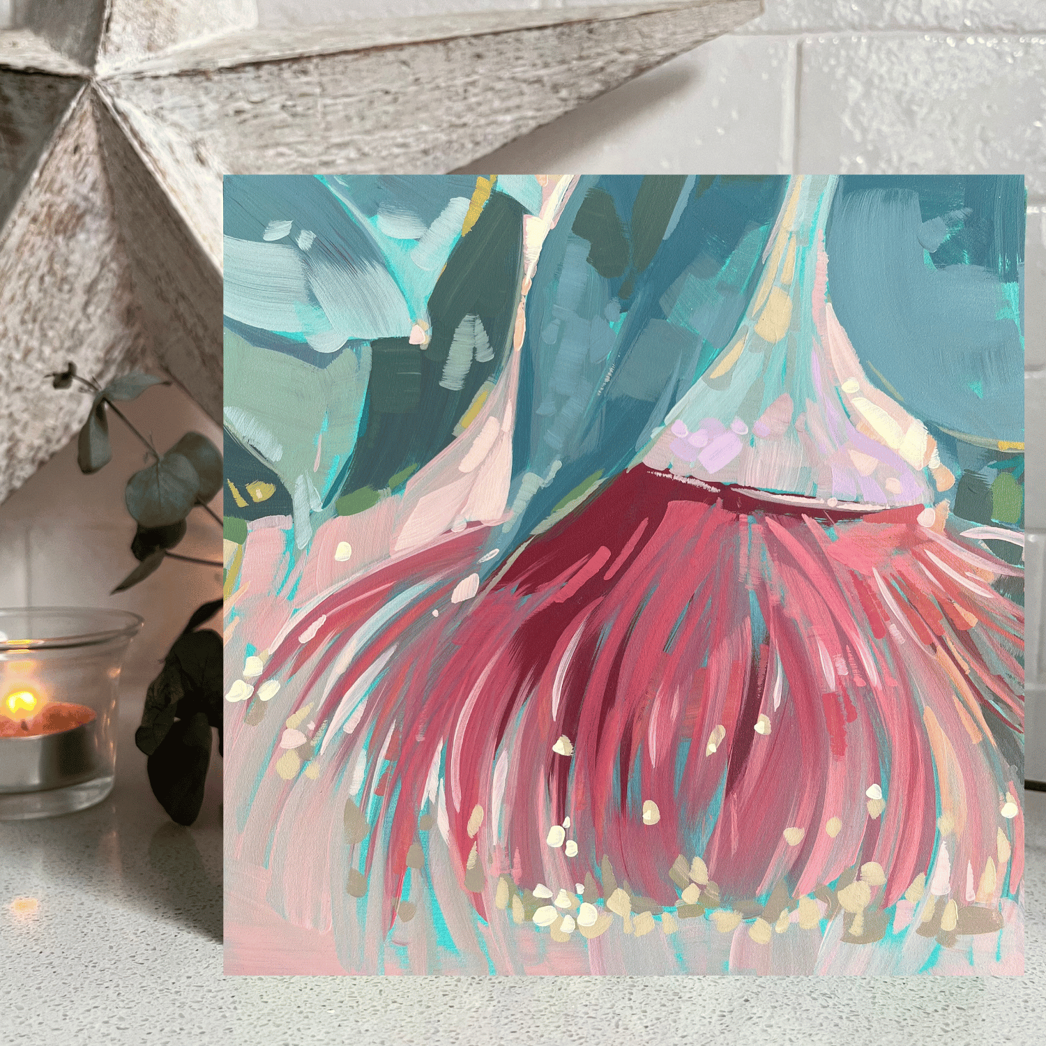 (7) Australian Gumflower Greeting Card Set – Expressive Art